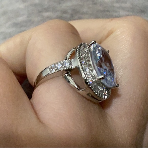 NEW Stamped 925 Silver Big stone ring - Picture 4 of 5